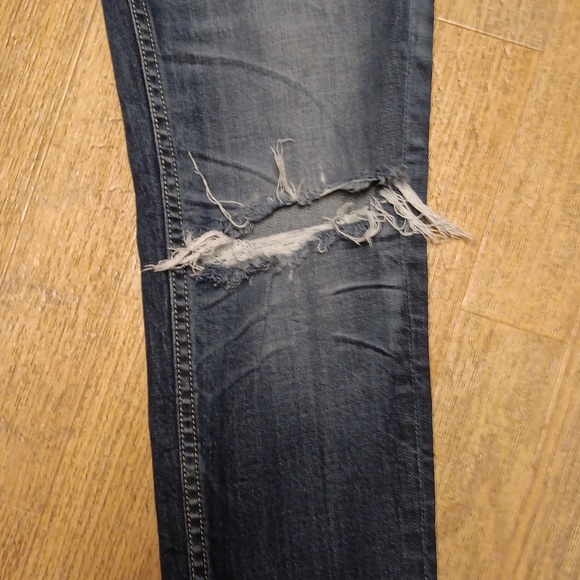 VIGOSS DESTROYED SKINNY BLUE JEANS - Picture 4 of 8